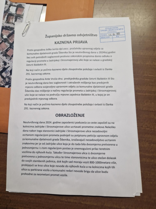 FOTO Stanovnici Strossmayerove ulice žele da opet bude dvosmjerna: Pišu se peticije, dižu kaznene prijave, a pristižu žalbe i za Mostarsku i Mariborsku