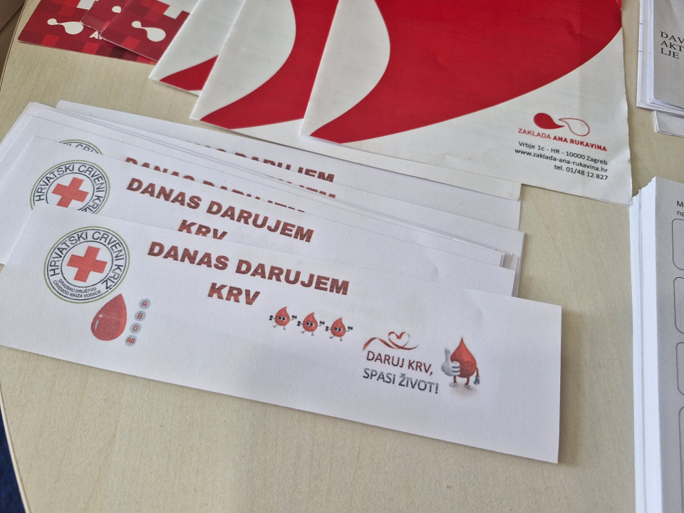 Na akciji dobrovoljnog darivanja krvi u Vodicama prikupljeno 48 doza krvi