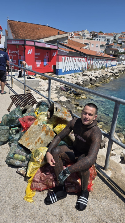 Zajedno za čisto more: Sportsko društvo Gof čistilo morsko dno Rogoznice