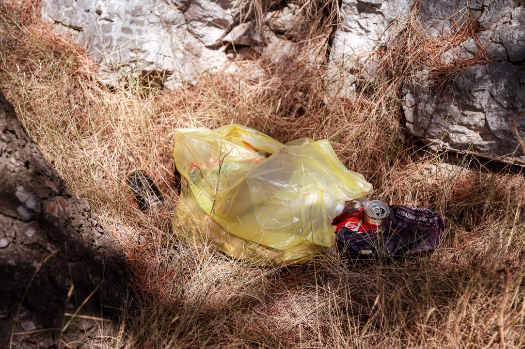 Smeće umjesto ljetne idile na stjenovitoj plaži u Brodarici