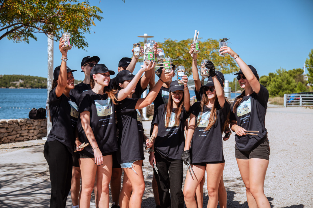FOTO Šibenik danas pokazao svoje zeleno srce: Održana akcija EU Beach Cleanup 2025.
