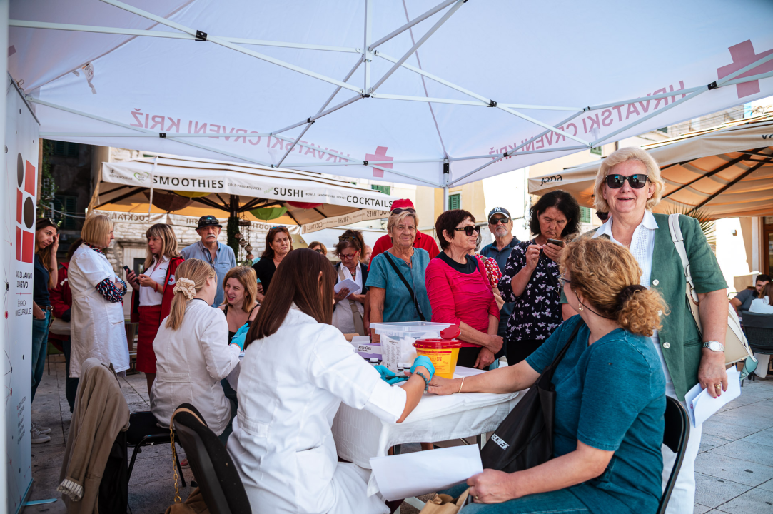 'Ne propusti niti jedan otkucaj': Današnja akcija u Šibeniku privukla velik broj građana