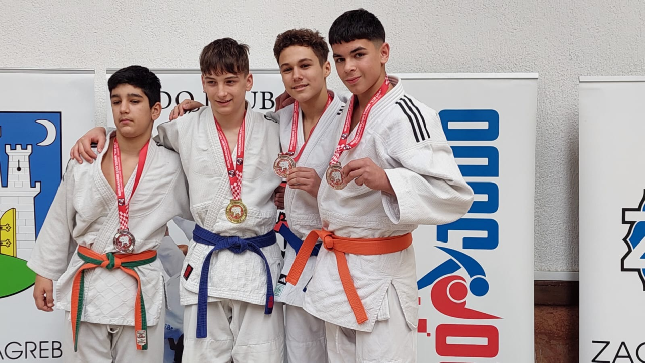 Ekipa Judo kluba Šibenik osvojila tri bronce na turniru u Zagrebu