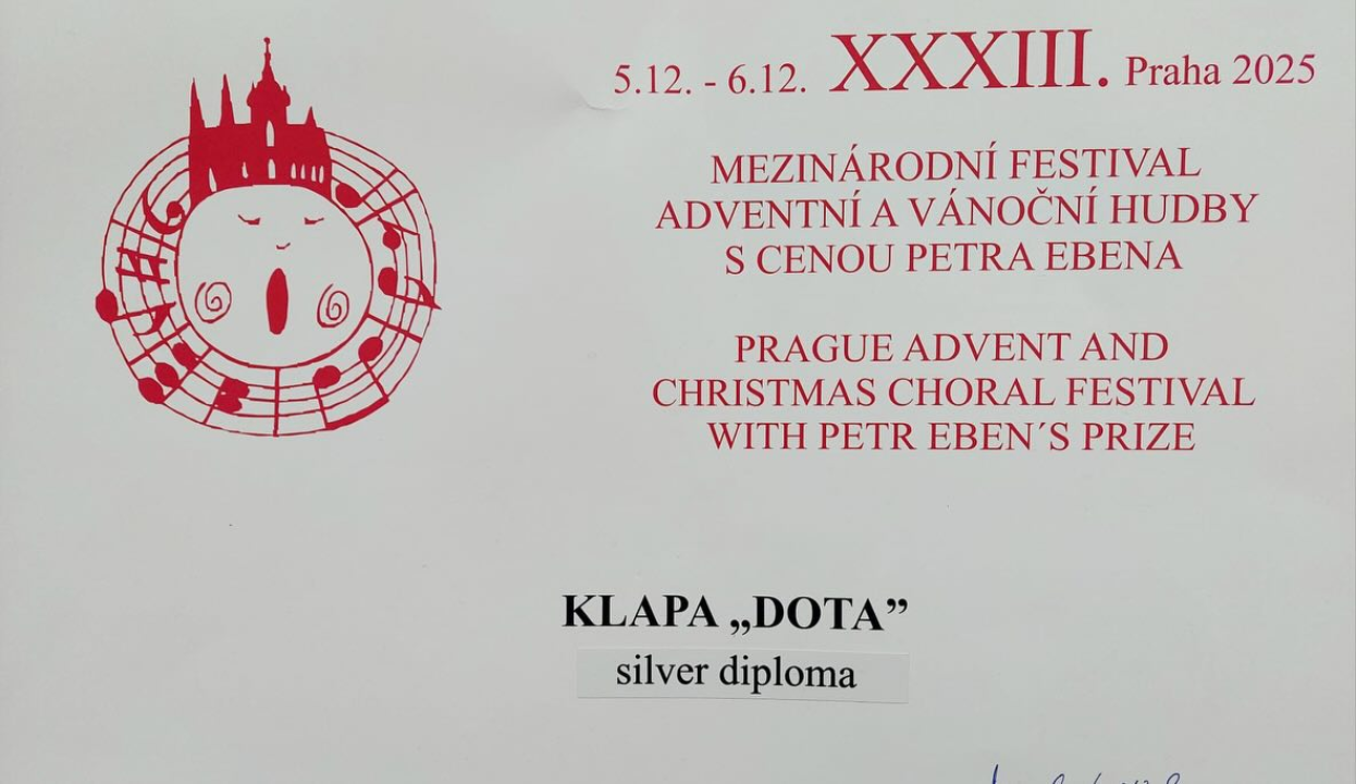 Najmlađa šibenska ženska klapa Dota srebrna na međunarodnom festivalu u Pragu