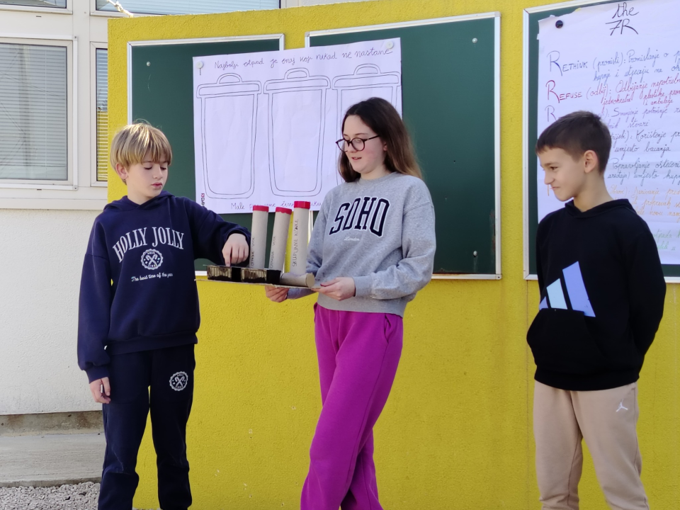 Kroz edukaciju do održivih navika: Školarci iz Tisnog sudjelovali u 'Zero waste' radionicama
