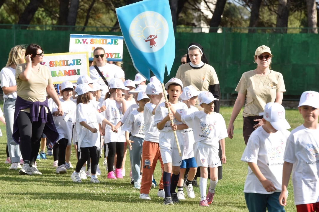Više od 500 mališana sudjelovalo na 24. Olimpijskom festivalu dječjih vrtića u Šibeniku