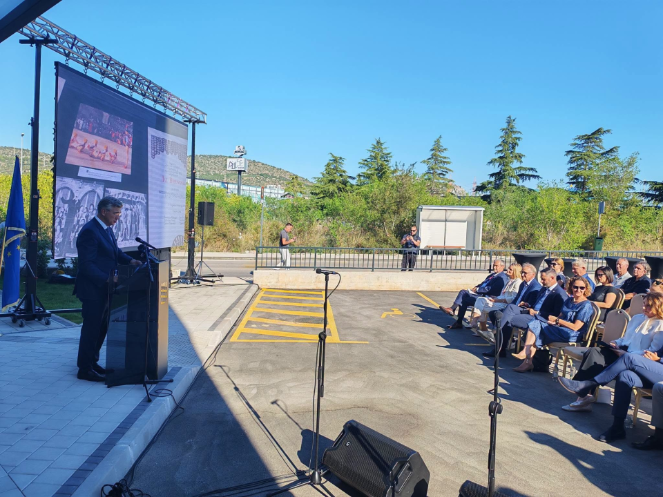 Premijer Plenković i ministrica na svečanom otvorenju zgrade Državnog arhiva u Šibeniku