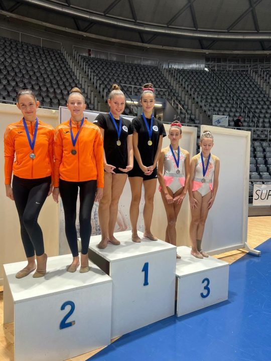 FOTO Osam medalja za ritmičarke Šibenik-Dalmacije na 'Sirena Cupu'