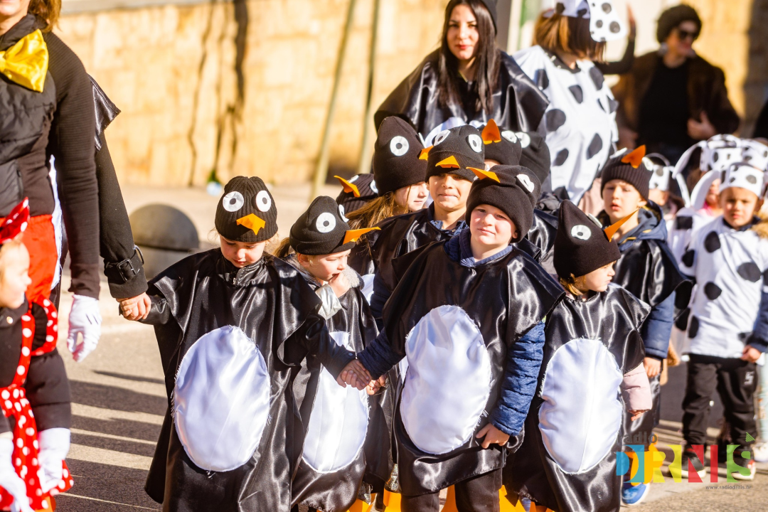 Šarenilo dječje maškarane povorke preplavilo Drniš