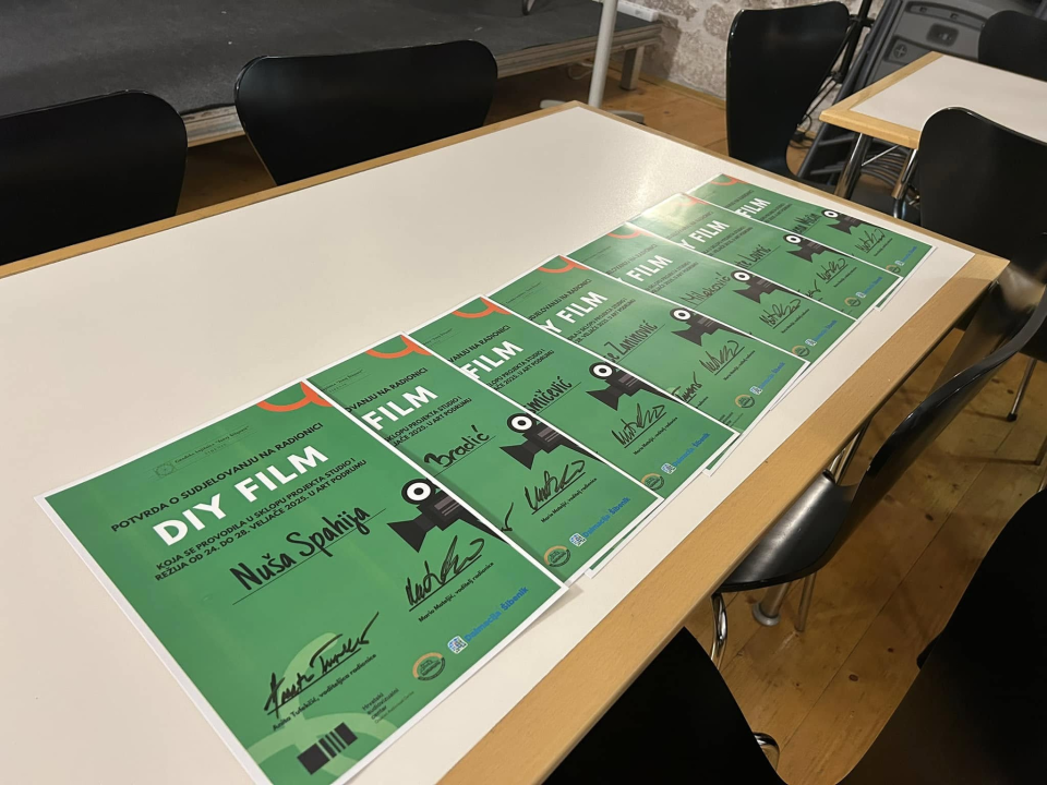 Mladi filmaši u Šibeniku učili i stvarali film kroz projekt 'Studio i režija'