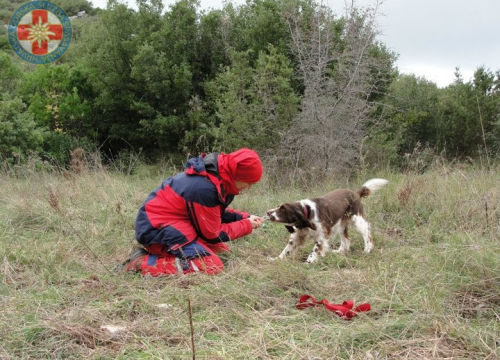 Fotografija 2 - Uginula je Aki, potražni pas GSS-a: U svojoj je karijeri pronašla četvero ljudi, a uz Vodičanku Blanku Lučić bila je 13 godina