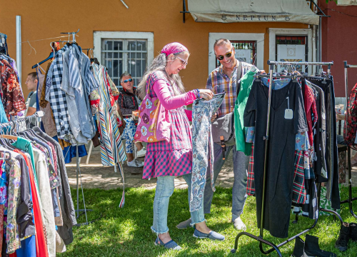 Fotografija 10 - Ispred Azimuta održan prvi Buvljak nakon korona pauze: Opuštena kupovina, kava i druženje na travnjaku