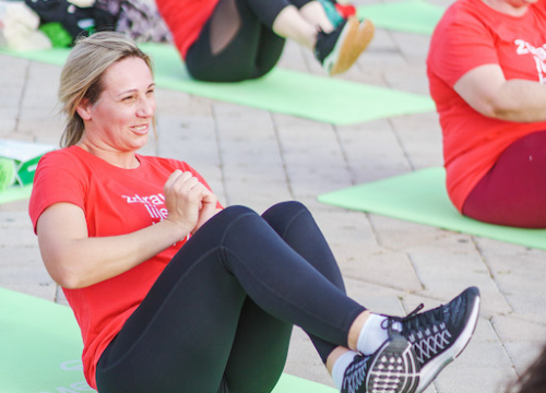 Fotografija 4 - Vodičani se zaželili zajedničkog treninga: Pogledajte kako je izgledalo vježbanje u projektu 'Aktivna Hrvatska'