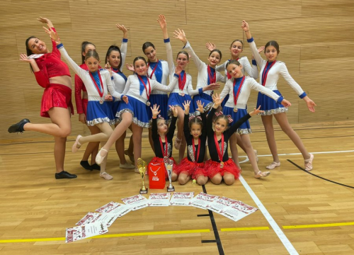 Mažoretkinje grada Vodica iz Zagreba se vratile s tri zlata, tri sebra i dvije bronce