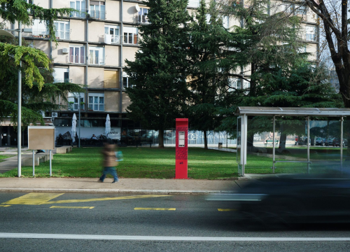 Fotografija 2 -  Na Baldekinu postavljen prototip novih autobusnih stajališta
