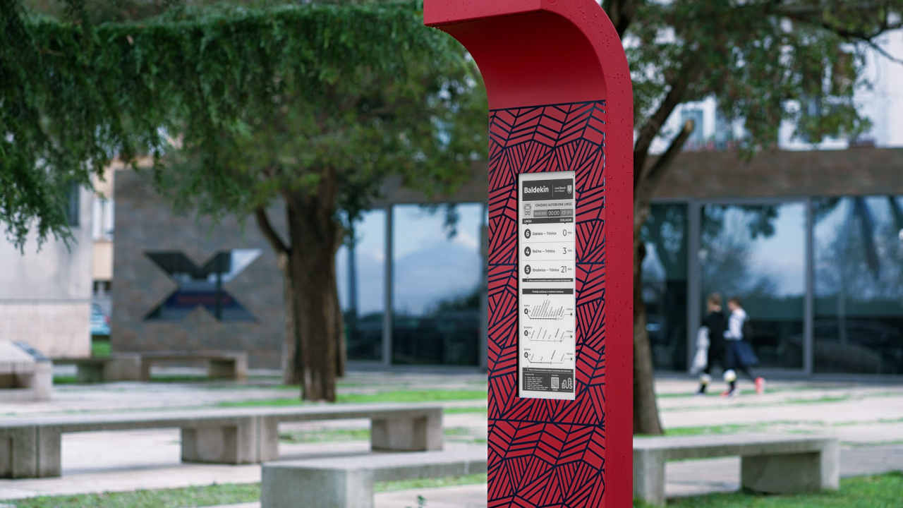 Na Baldekinu postavljen prototip novih autobusnih stajališta