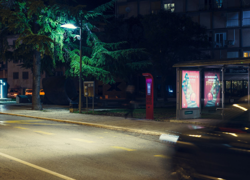 Fotografija 6 -  Na Baldekinu postavljen prototip novih autobusnih stajališta