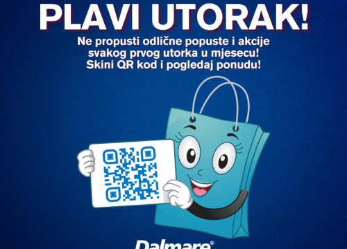 Fotografija 2 - Plavi utorak donosi super popuste u Dalmare centar!