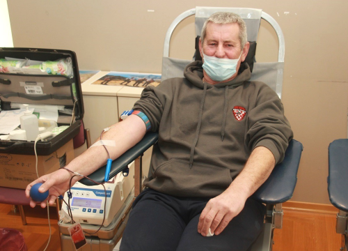 Fotografija 3 -  U Vodicama prikupljene 52 doze: Petra Vučak i Petar Vidić prvi put darovali krv