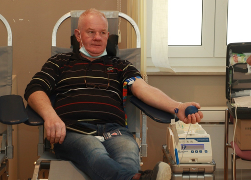 Fotografija 5 -  U Vodicama prikupljene 52 doze: Petra Vučak i Petar Vidić prvi put darovali krv