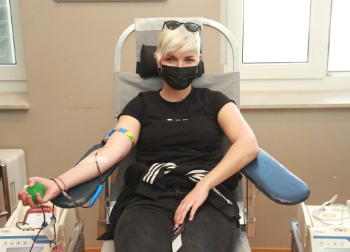 Fotografija 8 -  U Vodicama prikupljene 52 doze: Petra Vučak i Petar Vidić prvi put darovali krv