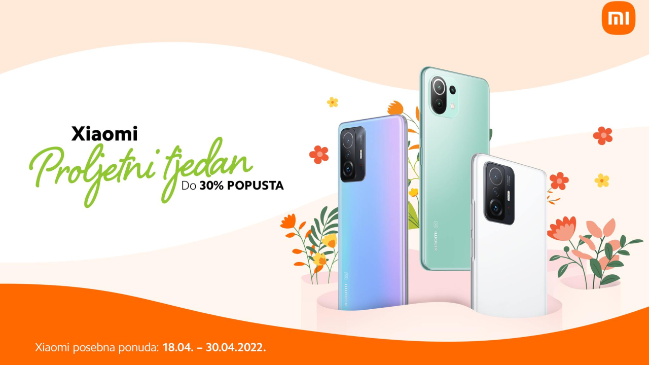 Xiaomi najavljuje Xiaomi proljetni tjedan 2022!