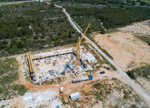 Fotografija 2 - Pogledajte kako napreduje gradnja sportske dvorane u Vodicama