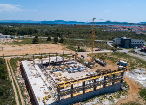 Fotografija 5 - Pogledajte kako napreduje gradnja sportske dvorane u Vodicama