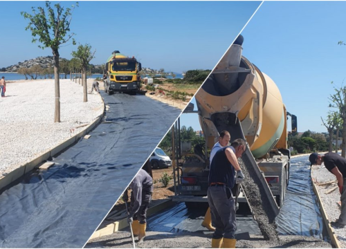 Započelo betoniranje nove šetnice u Vodicama: Klupe, tuševi, javna rasvjeta...