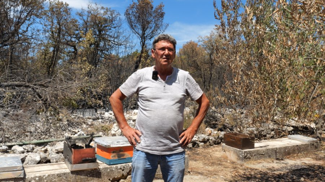 U požaru ostao bez dobrog dijela svojih pčela: 'Najbitnije je da su nam glave na mistu'
