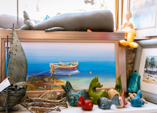 Fotografija 3 - Murtićev apstraktni brod i Vežin pejzaž potražite u Galeriji Juraj Dalmatinac