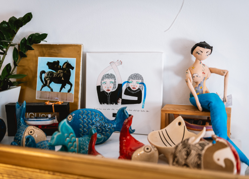 Fotografija 2 - Murtićev apstraktni brod i Vežin pejzaž potražite u Galeriji Juraj Dalmatinac