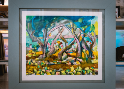 Fotografija 14 - Murtićev apstraktni brod i Vežin pejzaž potražite u Galeriji Juraj Dalmatinac