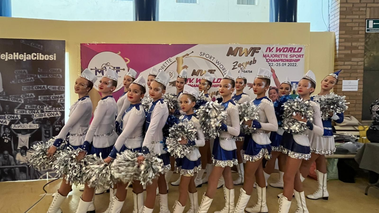 Mažoretkinje grada Vodica II viceprvakinje svijeta: 'Ponos Vodica i Lijepe naše, a ovo je tek početak'