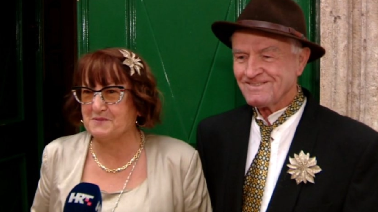 Ljubica i Nikola Keran iz Vodica proslavili pola stoljeća zajedničkog života u braku