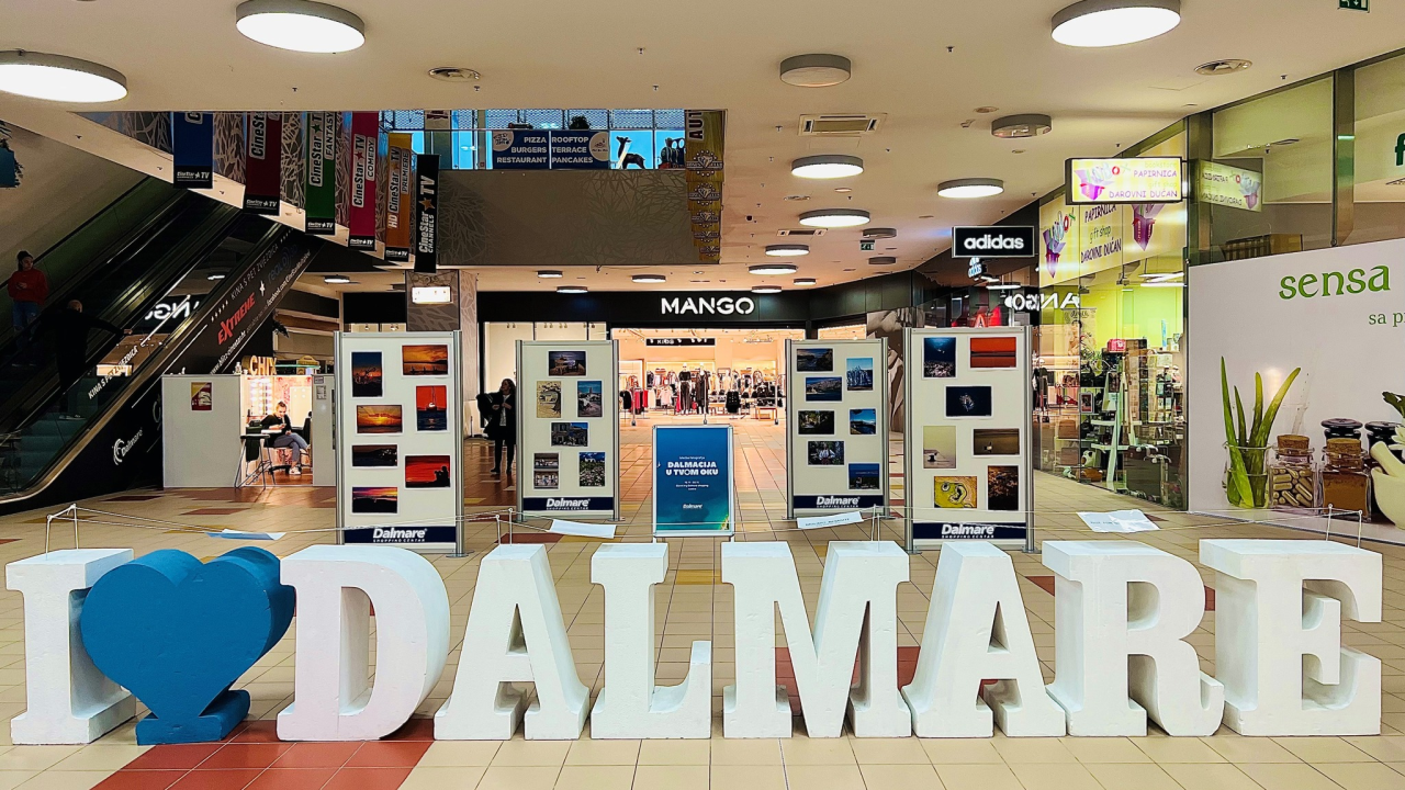 Izložba fotografija 'Dalmacija u tvom oku' u Dalmare shopping centru