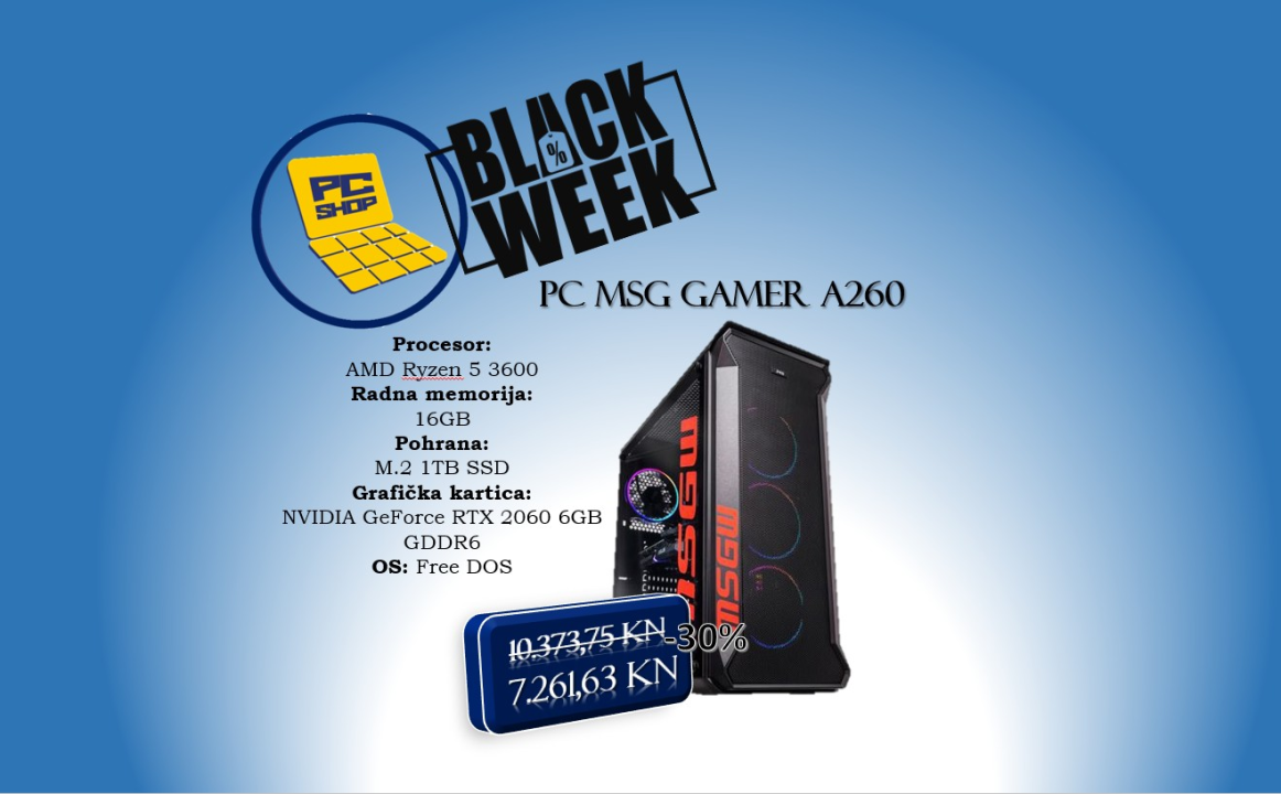Trgovina Procesor za Crni petak časti odličnim popustima sve do 60 posto!