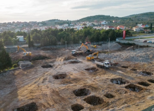 Započela gradnja trgovačkog centra u Vodicama, gradit će se i pristupni rotor