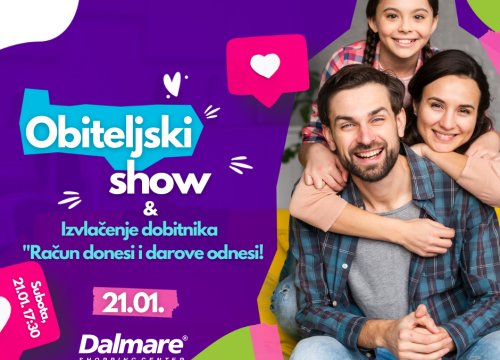 Fotografija 2 - Ne propustite sniženja u Dalmare centru, zabavni obiteljski show i izvlačenje dobitnika nagradne igre!
