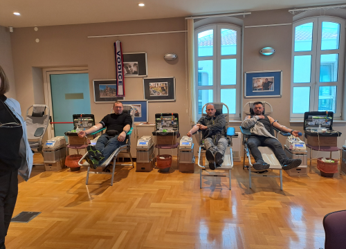 Sutra u Vodicama akcija darivanja krvi