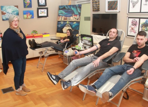 U Vodicama 46 osoba darovalo krv