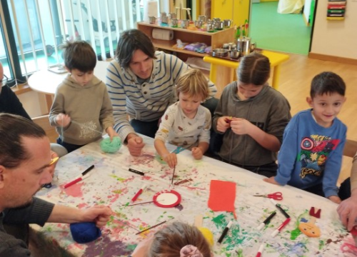 Fotografija 10 - Druženjem tata i djece u vrtiću Tamaris proslavljen Dan očeva
