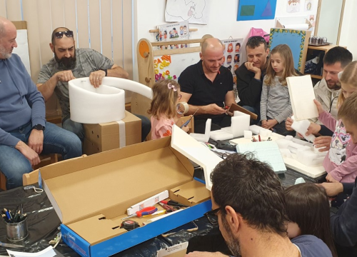 Fotografija 5 - Druženjem tata i djece u vrtiću Tamaris proslavljen Dan očeva