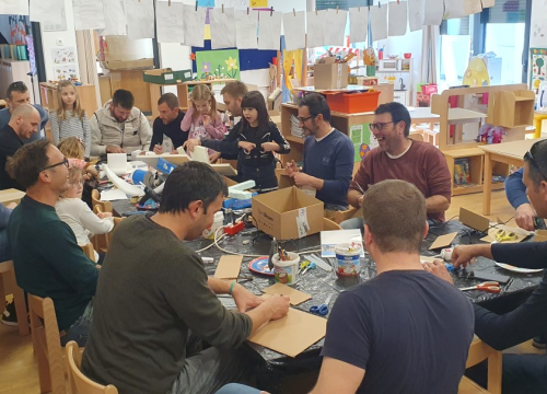 Fotografija 6 - Druženjem tata i djece u vrtiću Tamaris proslavljen Dan očeva