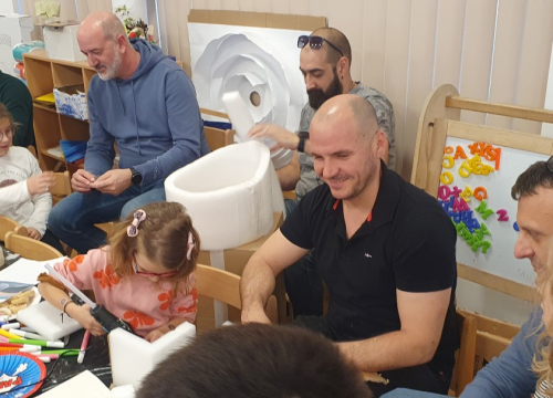 Fotografija 7 - Druženjem tata i djece u vrtiću Tamaris proslavljen Dan očeva