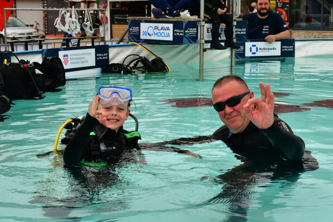 Pogled u plavo oduševio Vodičane: Besplatna probna ronjenja za posjetitelje i eko akcija