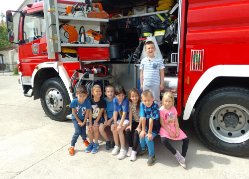 Vatrogasci JVP Vodice posjetili dječji vrtić Tamaris