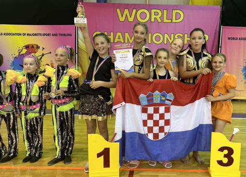 Fotografija 2 - Vodičke mažoretkinje osvojile četiri zlatne medalje na Svjetskom prvenstvu