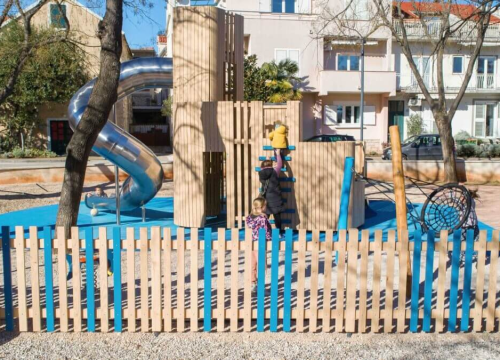 Fotografija 2 - Dječje igralište u novouređenom parku u Vodicama osvojilo 'Oscara' za drvni dizajn