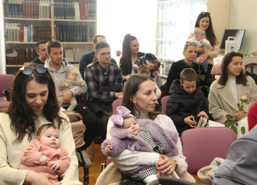 Fotografija 8 - U Vodicama održano primanje roditelja novorođene djece: 'U posljednjih nekoliko mjeseci rođeno 38 djece'